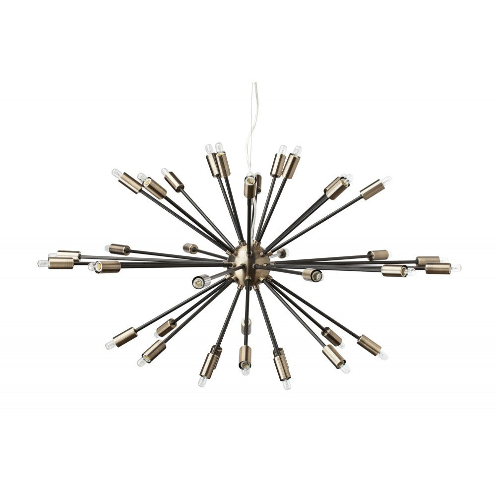 Vladimir Antique Brass Metal Pendant Lighting, HGRA312