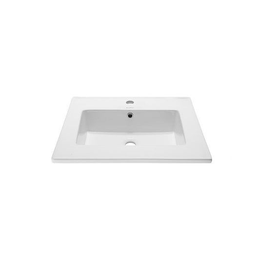 Voltaire 25 Vanity Top Sink with Single Faucet Hole