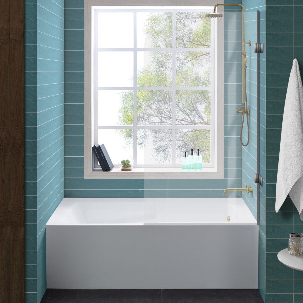 Voltaire 54" X 30"  Right-Hand Drain Alcove Bathtub with Apron