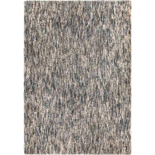 Palmetto Living Multi Solid Muted Blue 6'7" X 9'6"