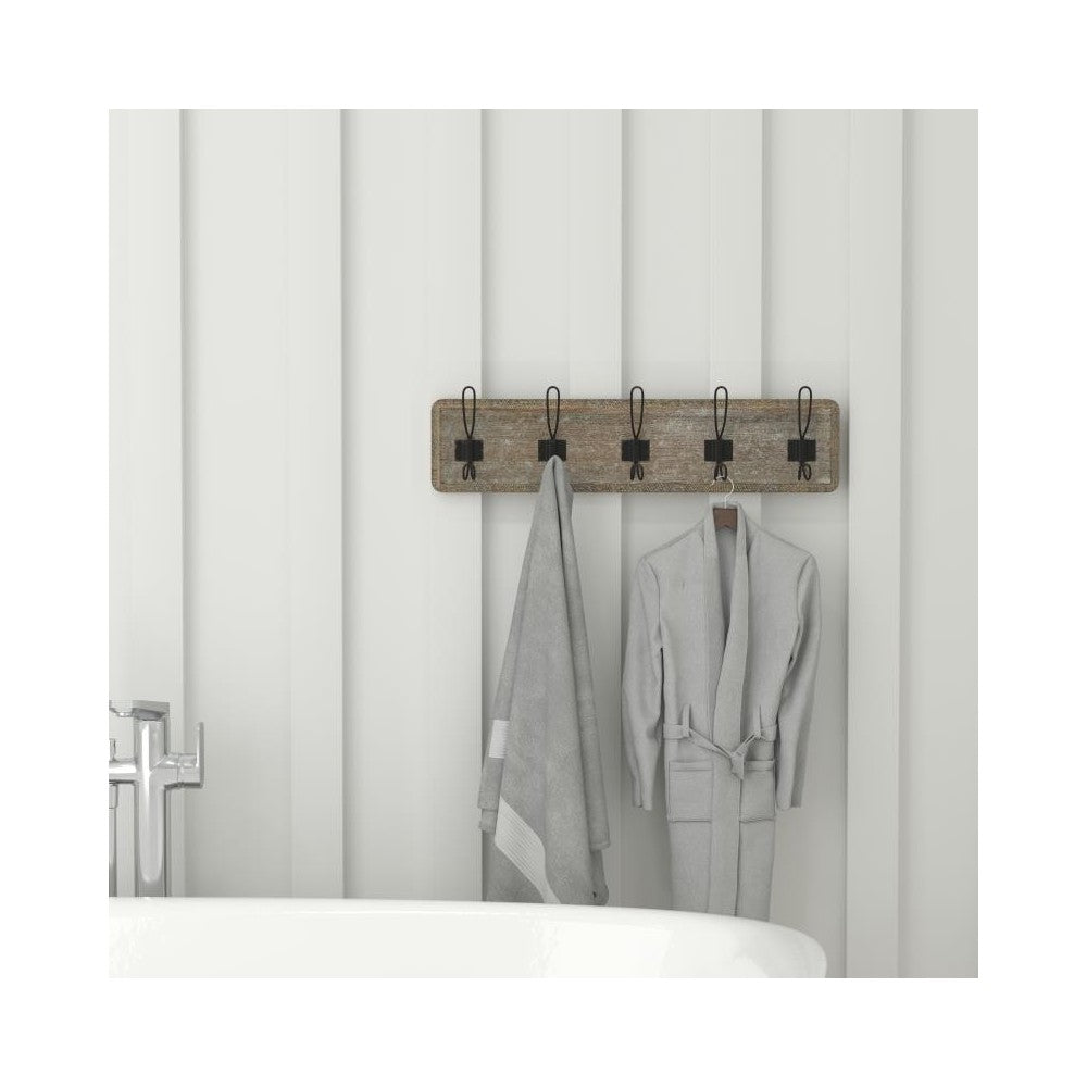 Weathered Wall Coat Rack