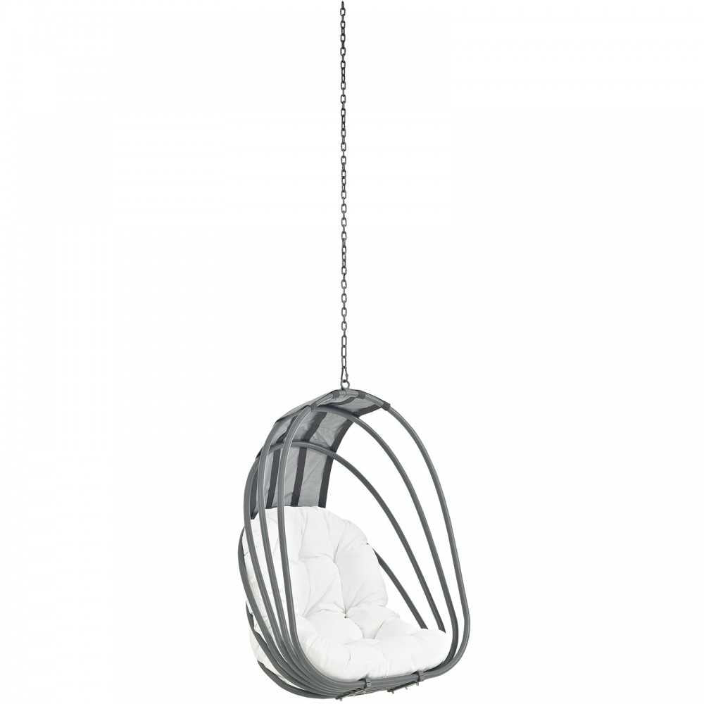 Whisk Outdoor Patio Swing Chair Without Stand, White