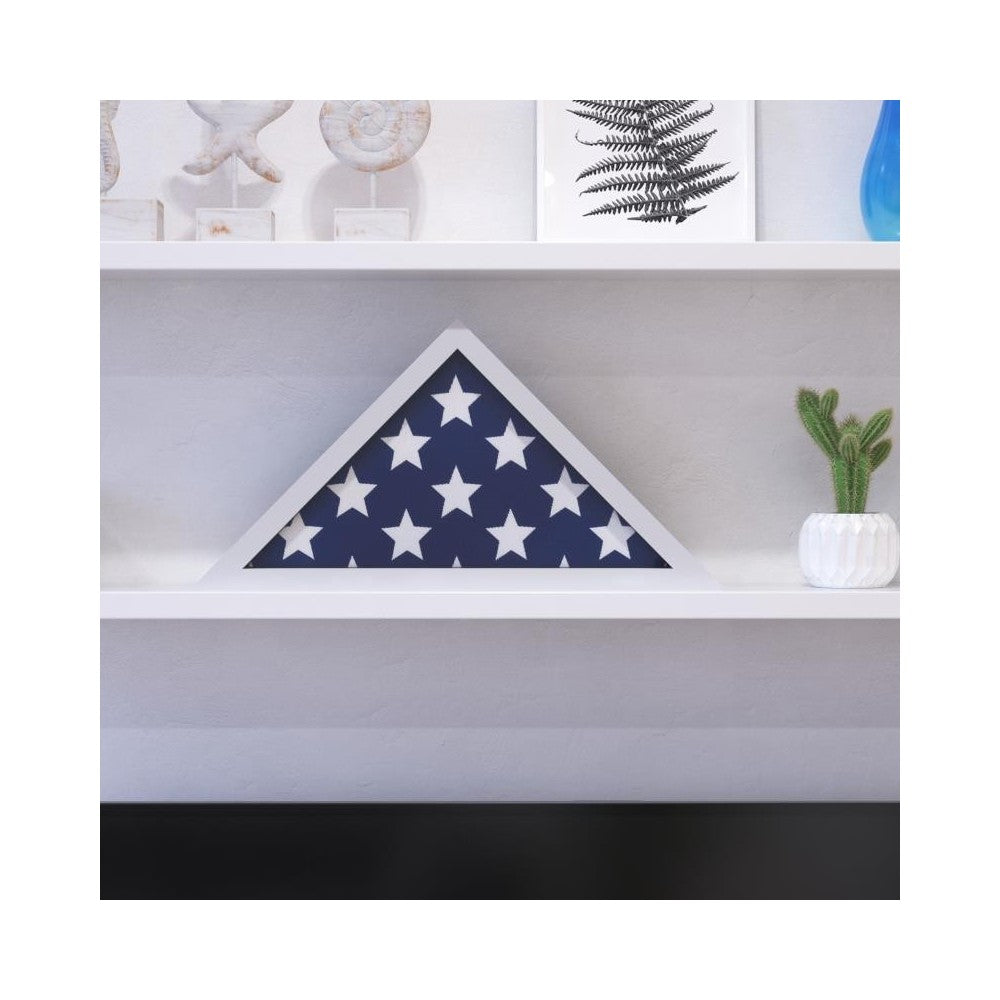 White 9.5 x 5 Flag Case
