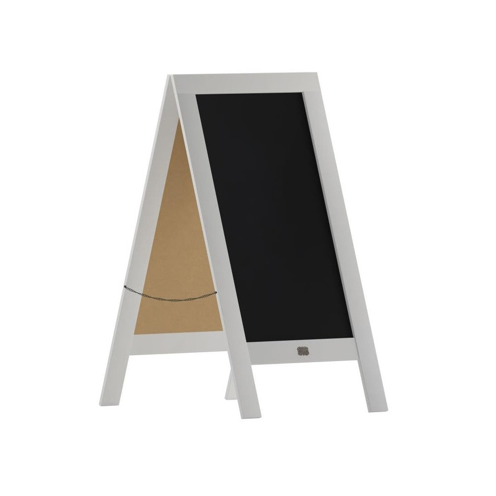 White A-Frame Chalkboard Set