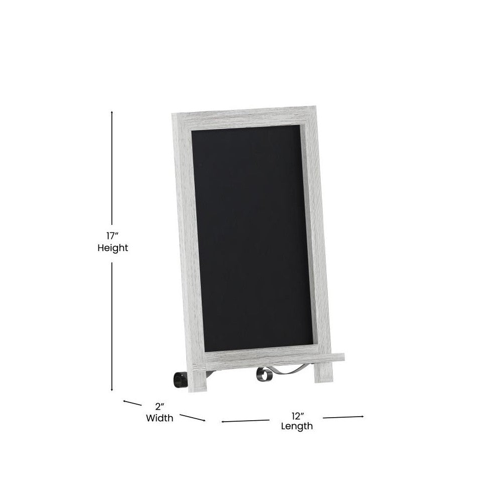 Whitewash Tabletop Chalkboard
