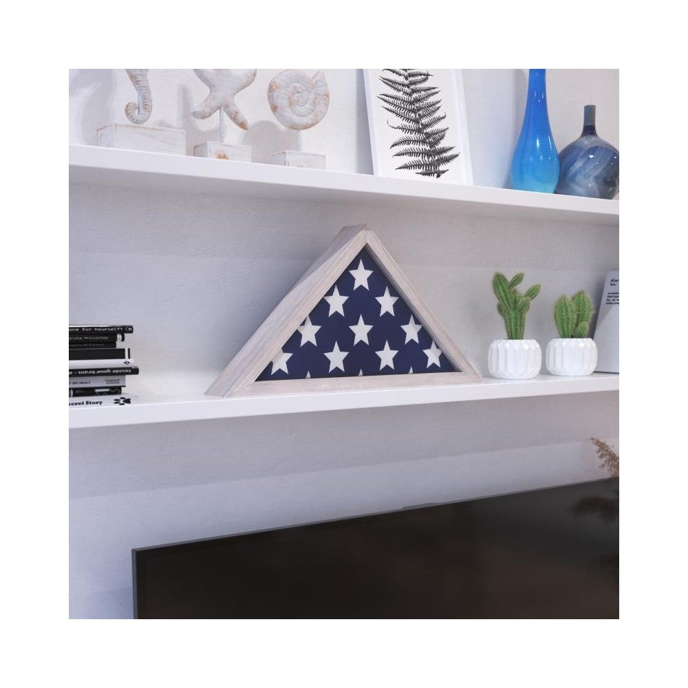 Whitewashed 9.5 x 5 Flag Case