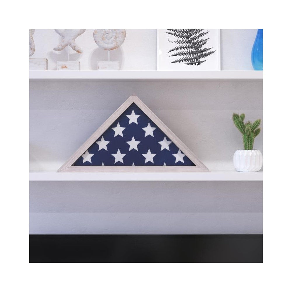 Whitewashed 9.5 x 5 Flag Case