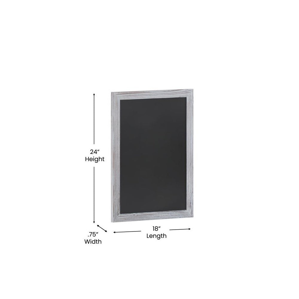 Whitewashed Hanging Chalkboard 18" x 24"