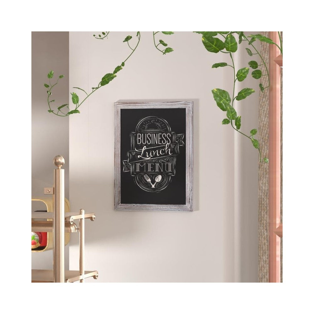 Whitewashed Hanging Chalkboard 18" x 24"