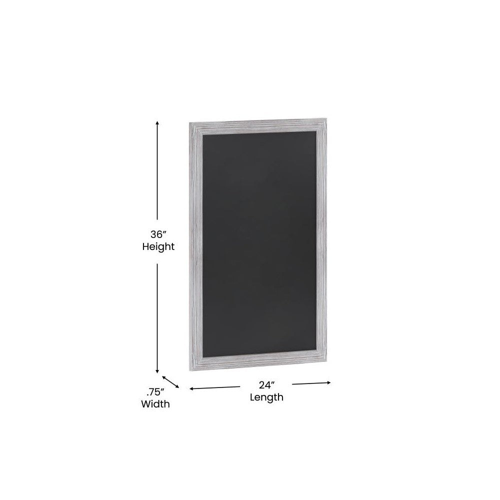 Whitewashed Hanging Chalkboard24" x 36"