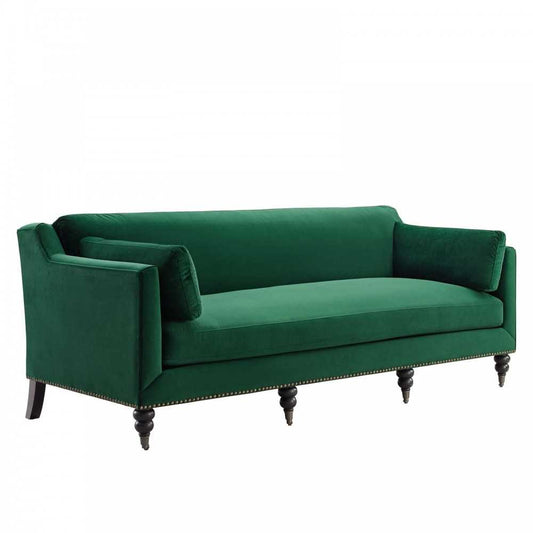 Windsor Performance Velvet Sofa, Green