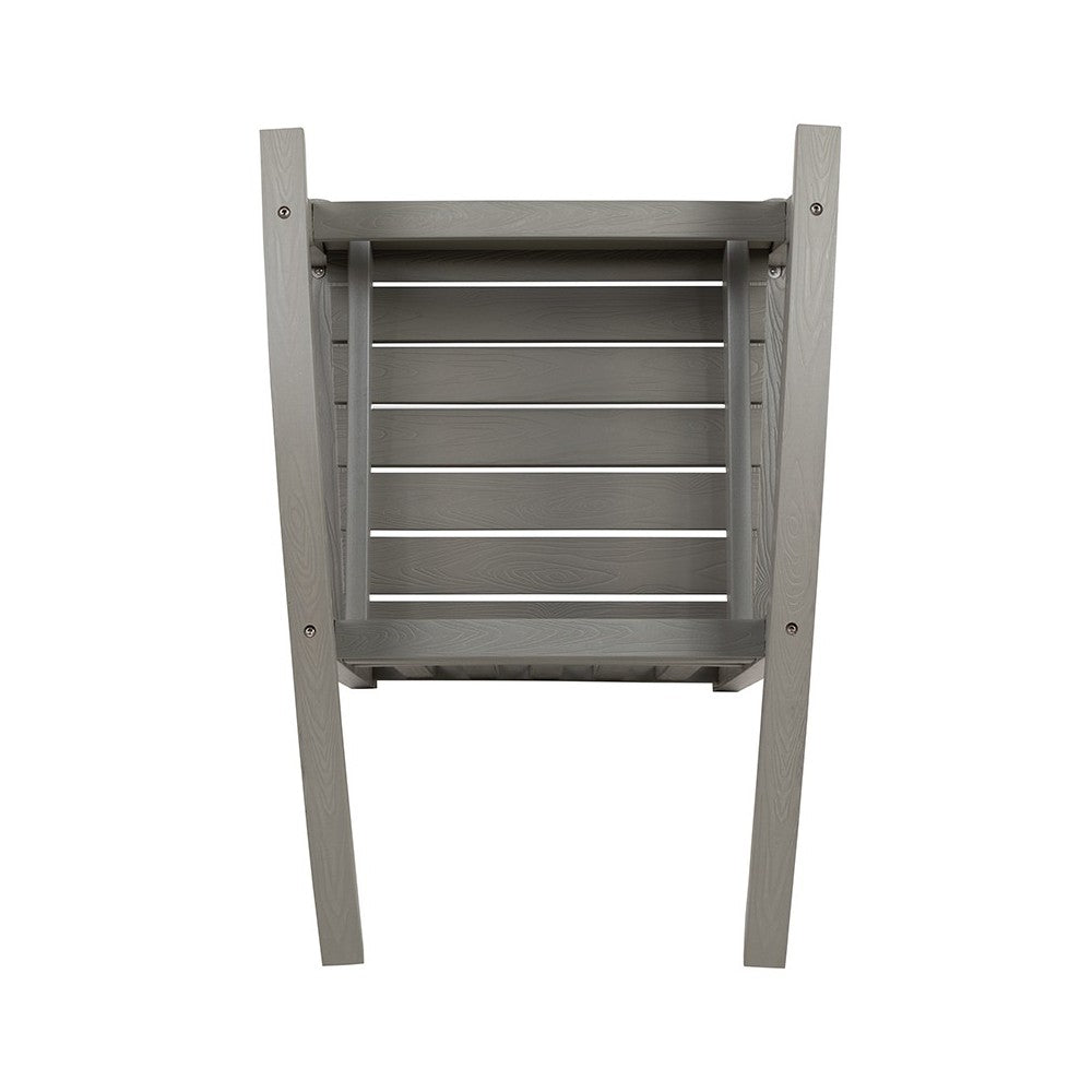 Winston All-Weather Rocking Chair in Gray Faux Wood
