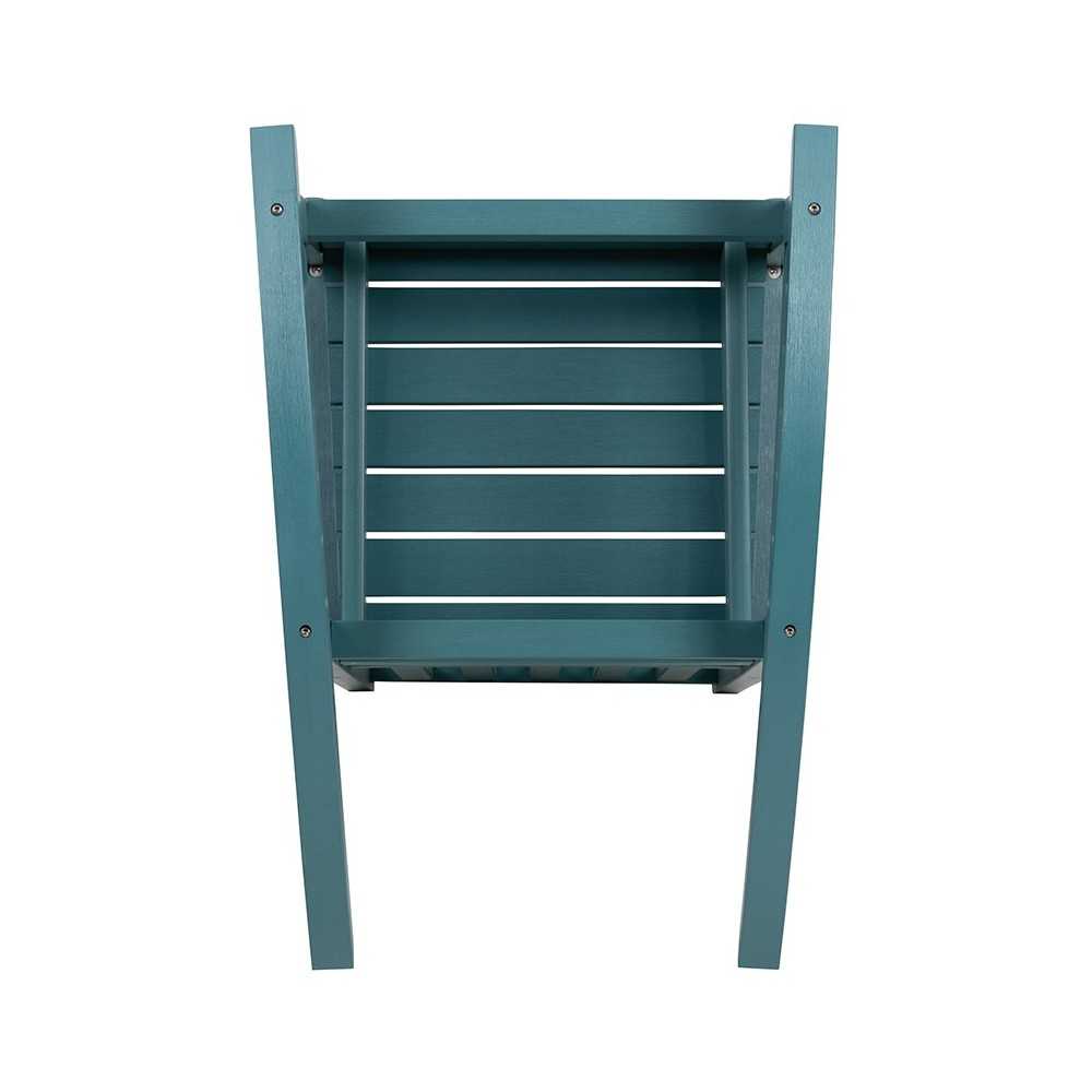 Winston All-Weather Rocking Chair in Teal Faux Wood