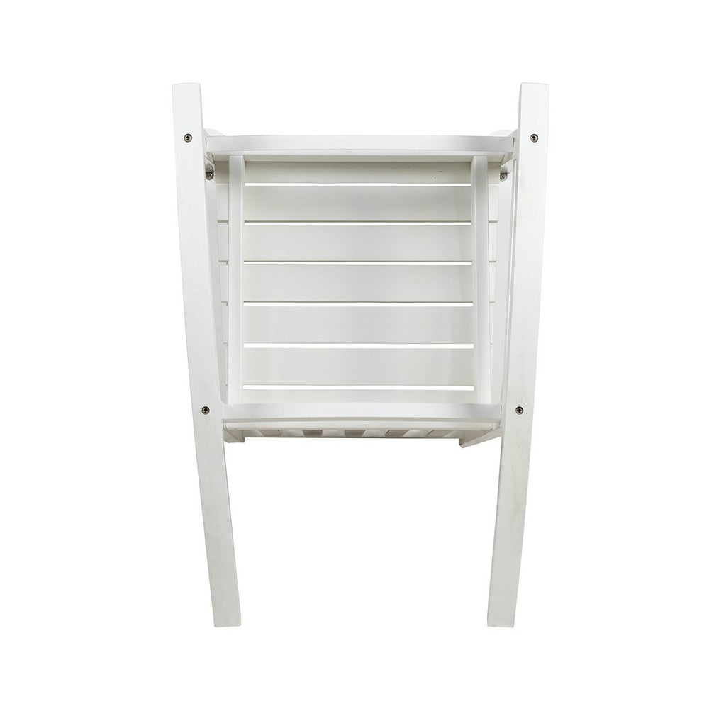Winston All-Weather Rocking Chair in White Faux Wood