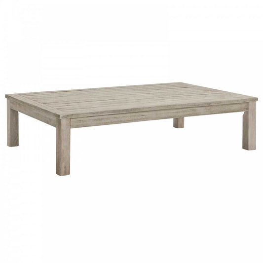 Wiscasset Outdoor Patio Acacia Wood Coffee Table