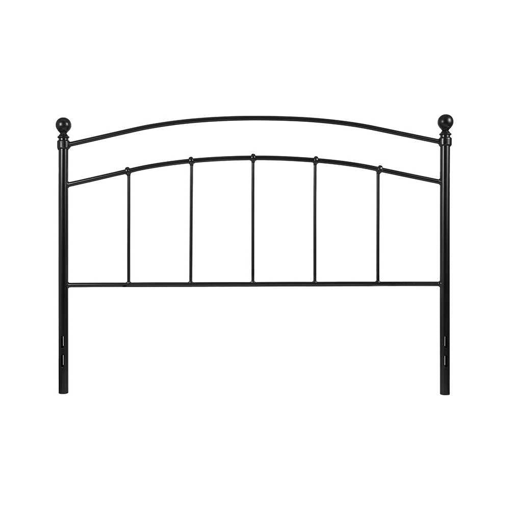 Woodstock Decorative Black Metal Queen Size Headboard