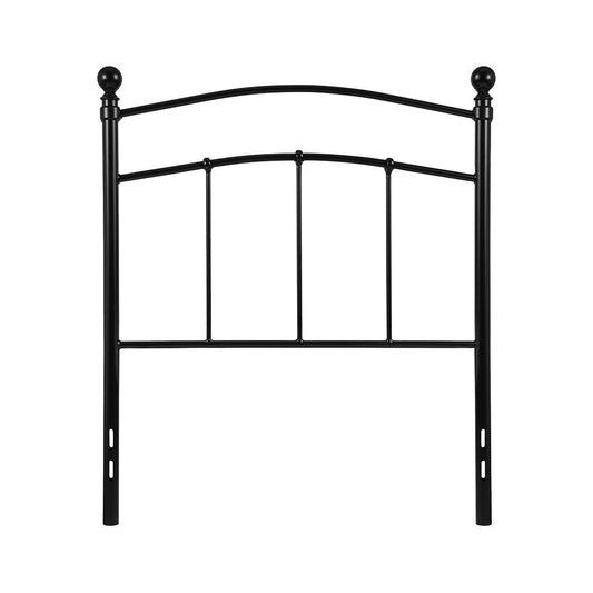 Woodstock Decorative Black Metal Twin Size Headboard