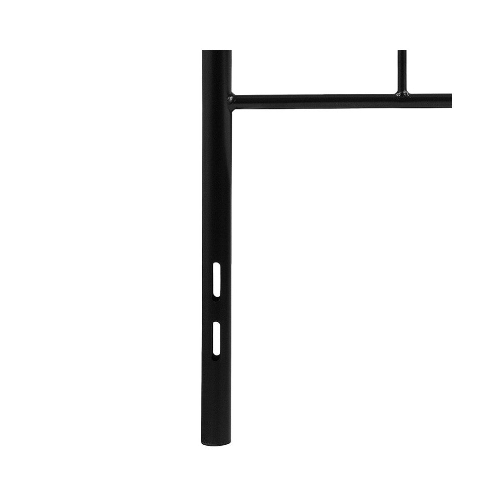 Woodstock Decorative Black Metal Twin Size Headboard