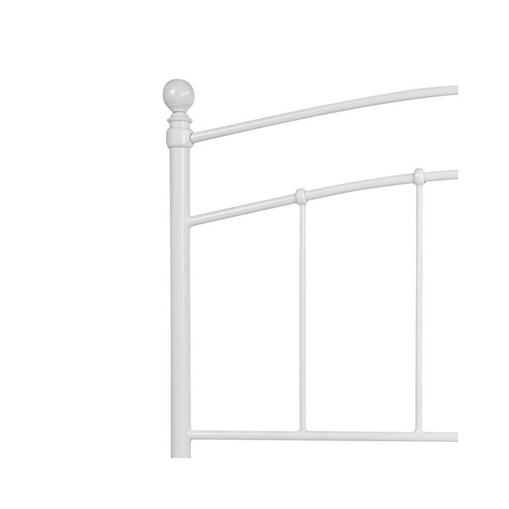 Woodstock Decorative White Metal Full Size Headboard