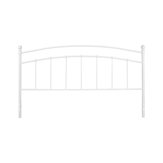 Woodstock Decorative White Metal King Size Headboard