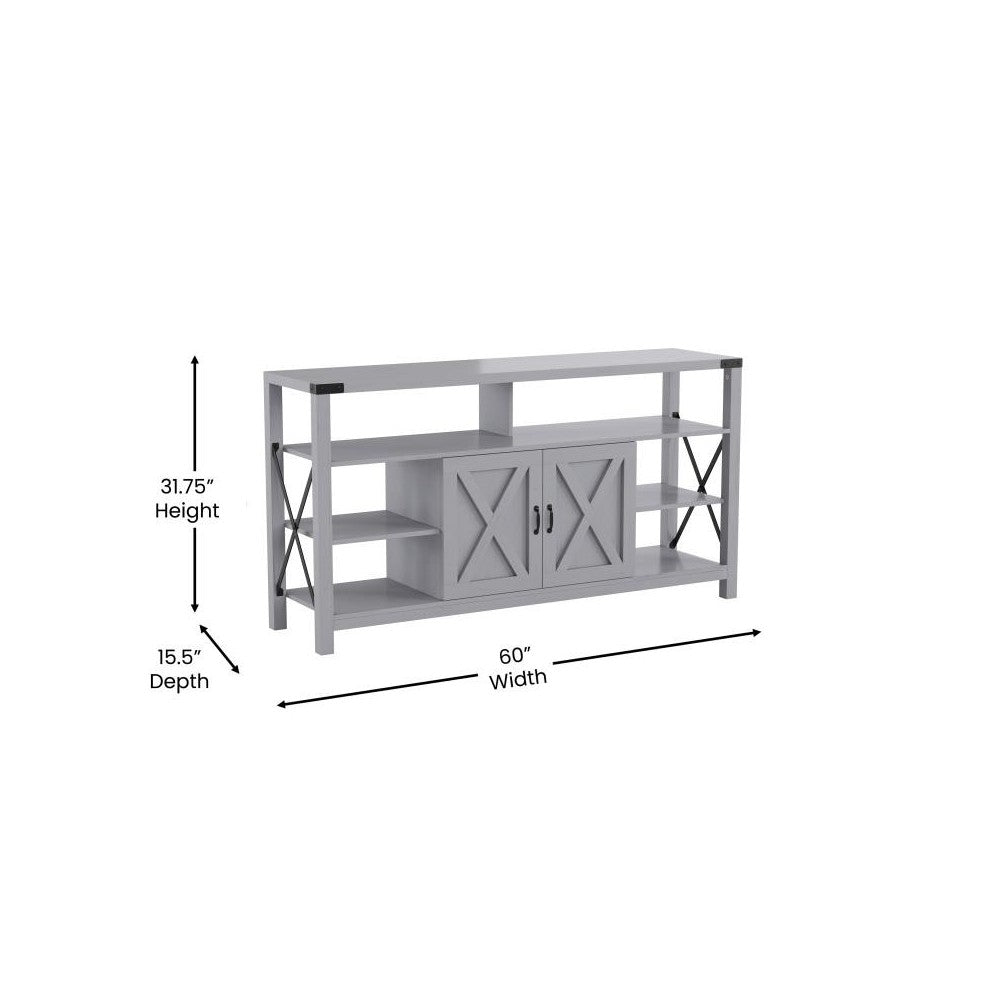 Wyatt 60" Coastal Gray TV Stand