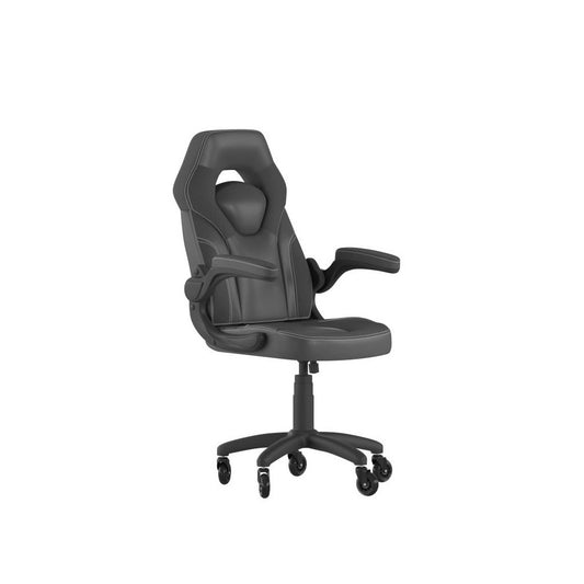 X10 Black Gaming Chair- Transparent Roller Wheels