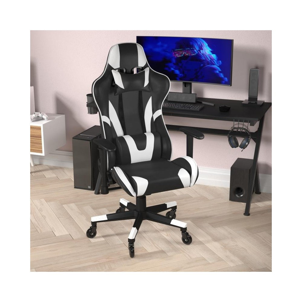 X20 Black Gaming Chair -Skate Wheels