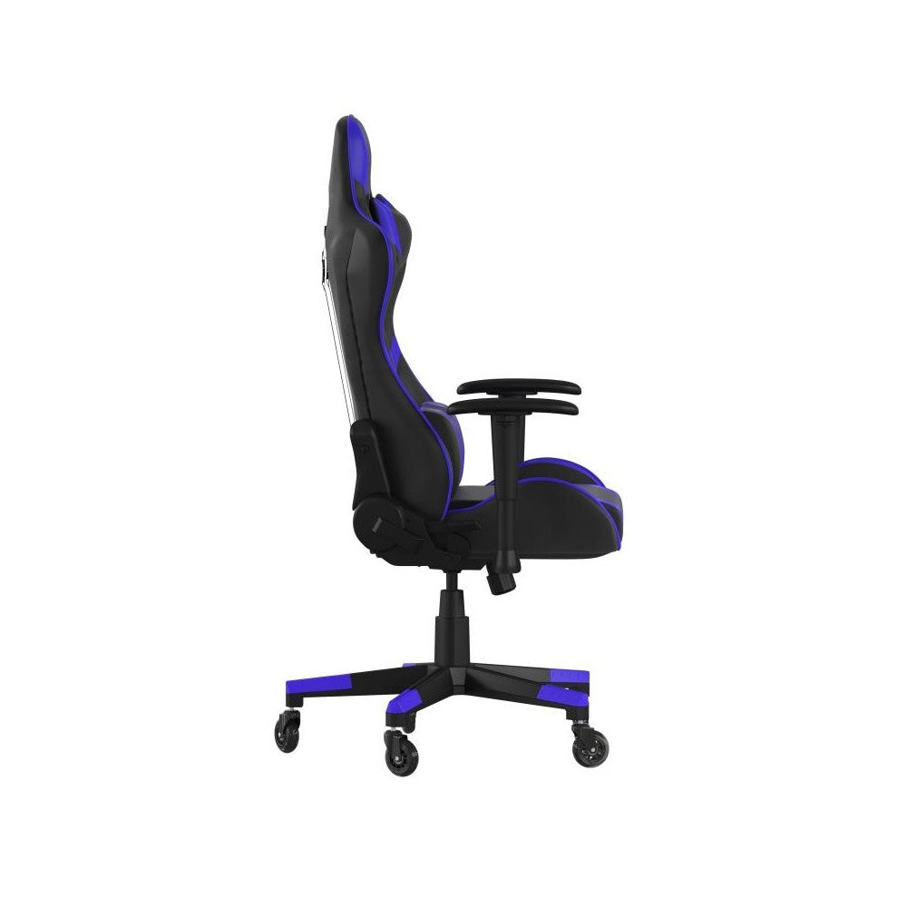 X20 Blue Gaming Chair-Skate Wheels