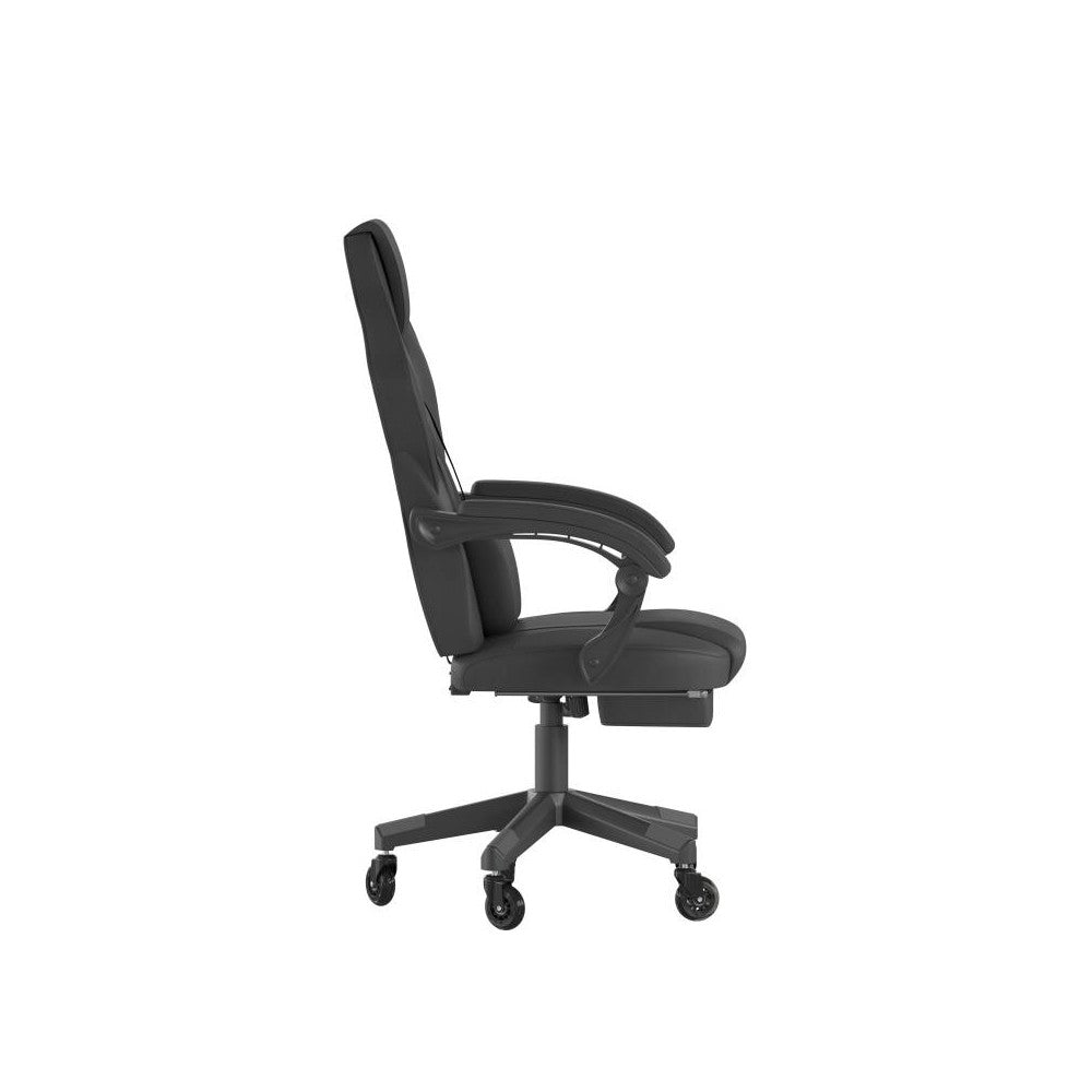 X40 Black Gaming Chair-Skater Wheels