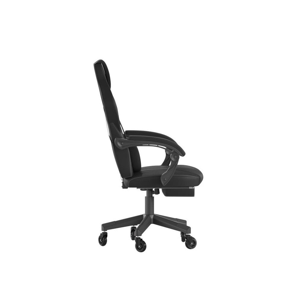 X40 Black/Gray Gaming Chair -Skater Wheels