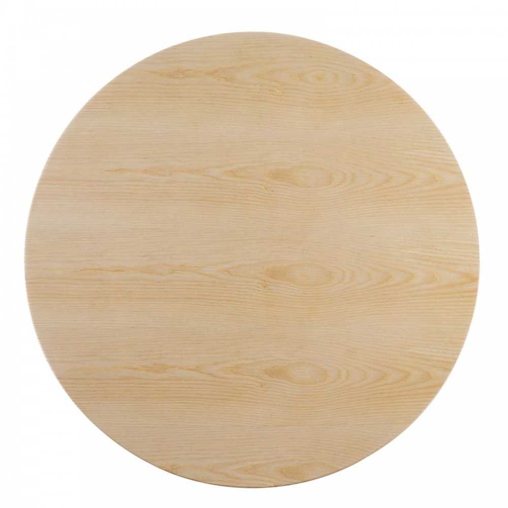 Zinque 40" Dining Table, Gold Natural